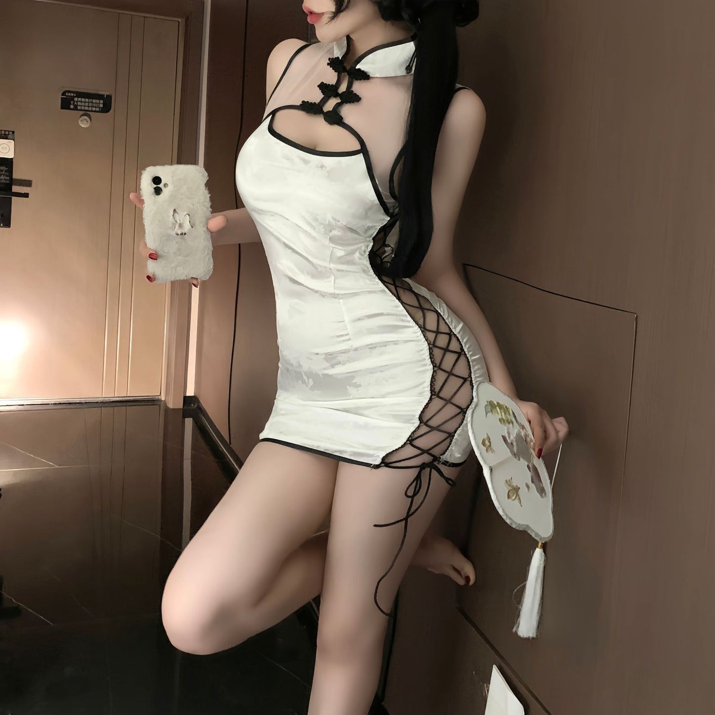 高开叉优雅旗袍 - Cheongsam